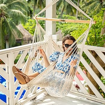 Amazon.com : Lazy Daze Hammocks Chair Caribbean Hanging Rope